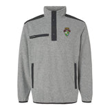 1st Batt Ranger Tab Scroll DUI Embroidered Melange Fleece Pullover - Small - Fleece