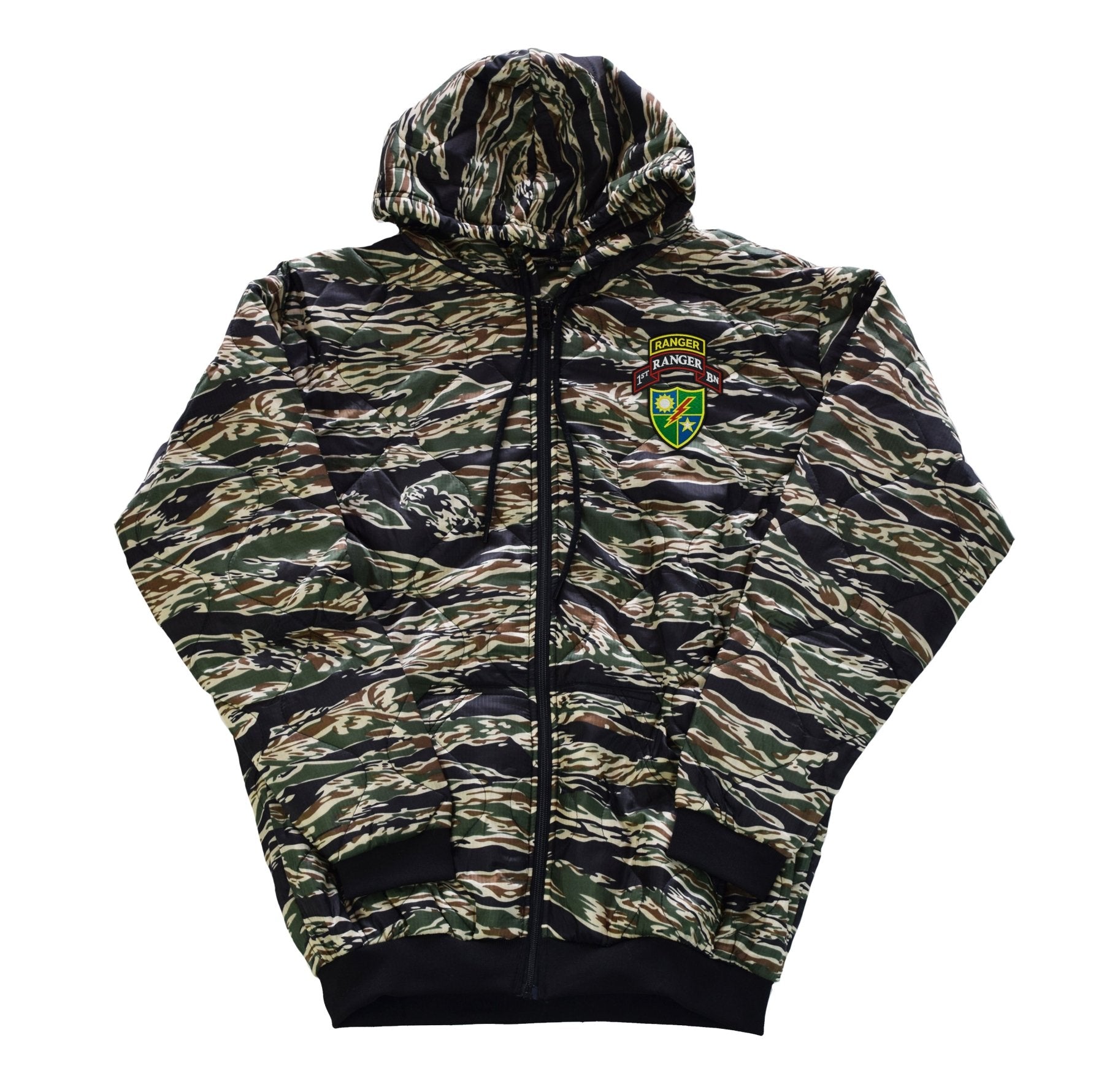 1st Batt Ranger Zip - Up Woobie Hoodies - Small - Woobie