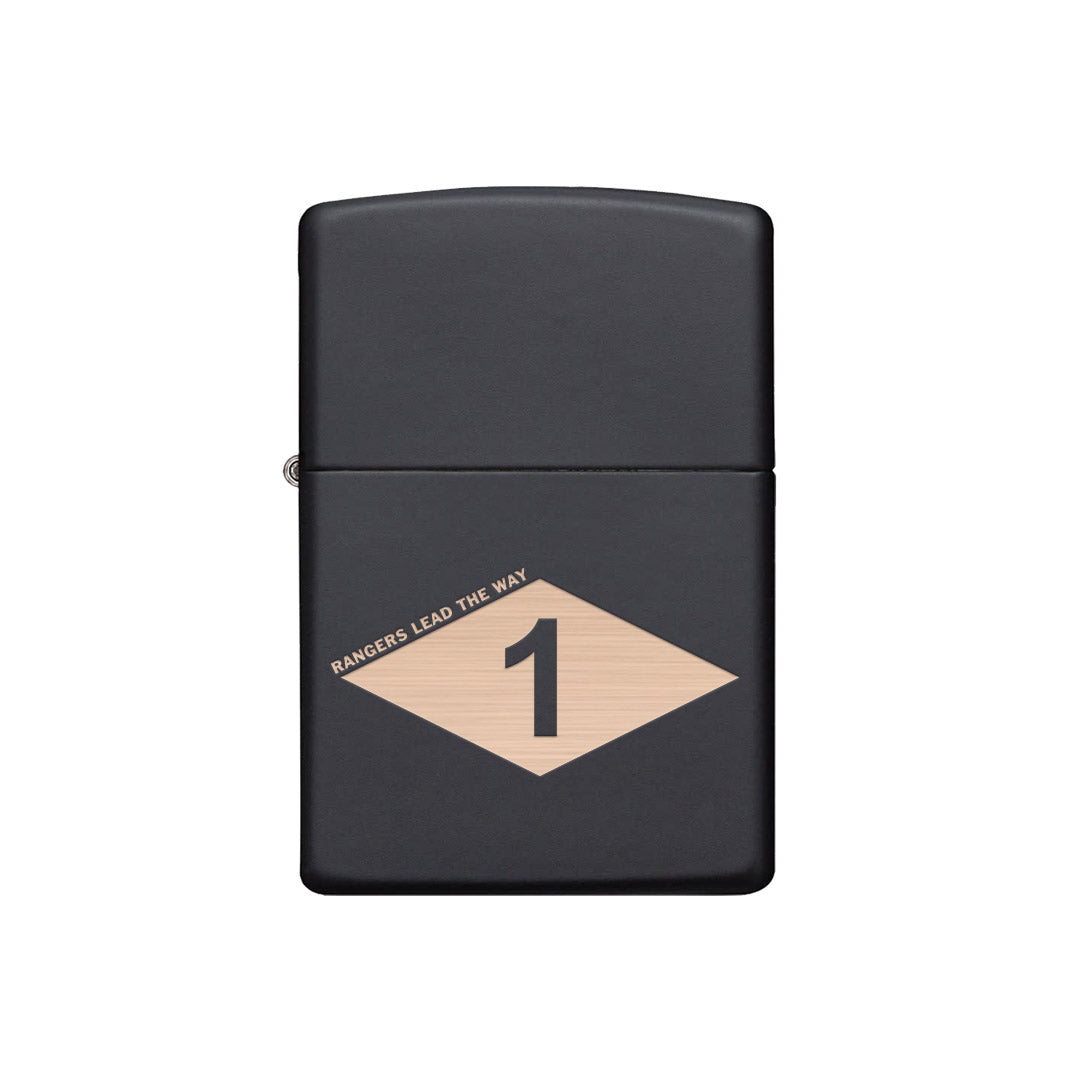 1st Batt RGR Diamond Lighter - Matte Black - Lighter