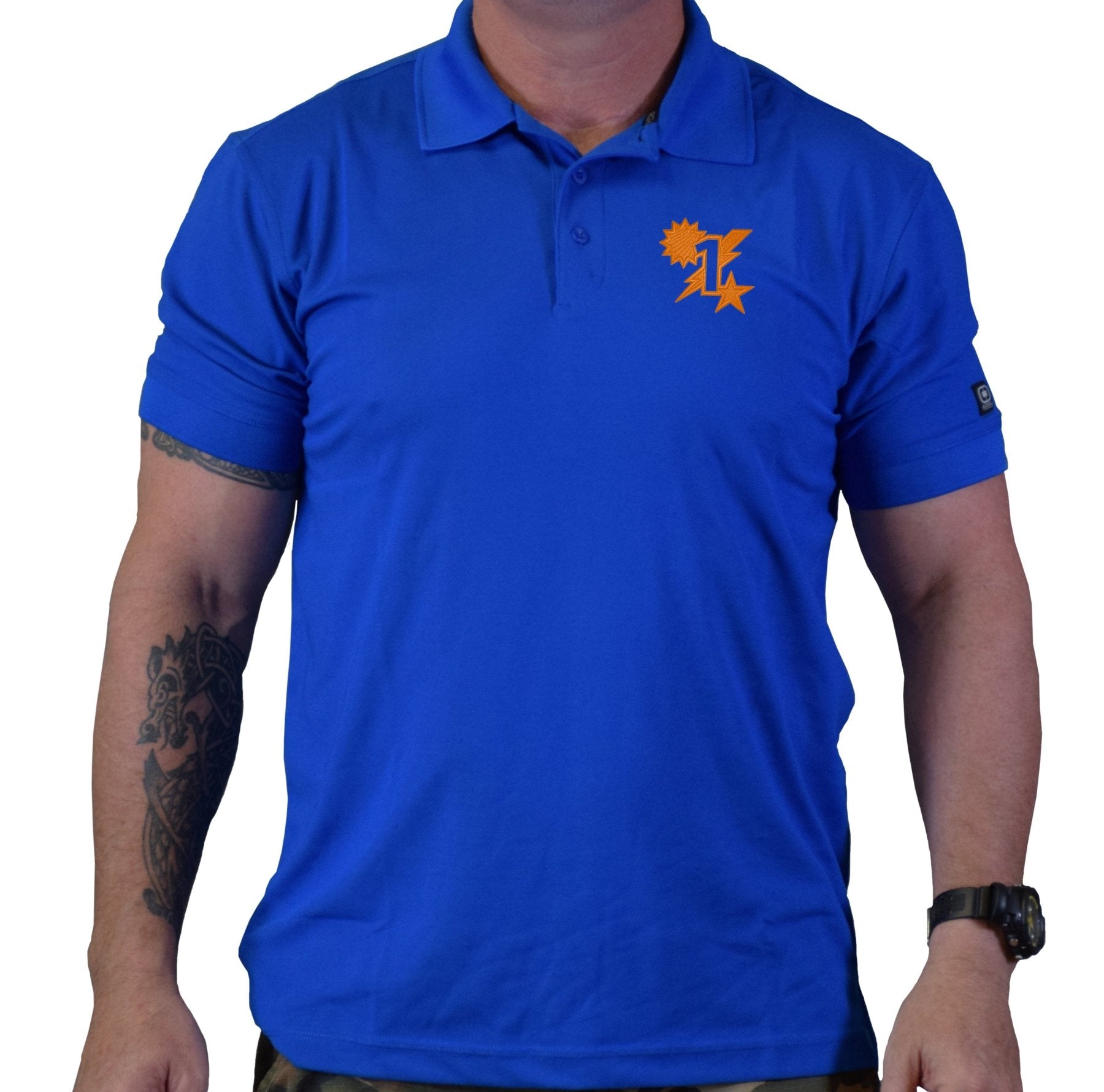 1st Batt Star Sun Bolt Polo - Small - Polo