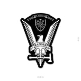 1ST BATT Tomahawk Eagle Sticker - 4" - Sticker