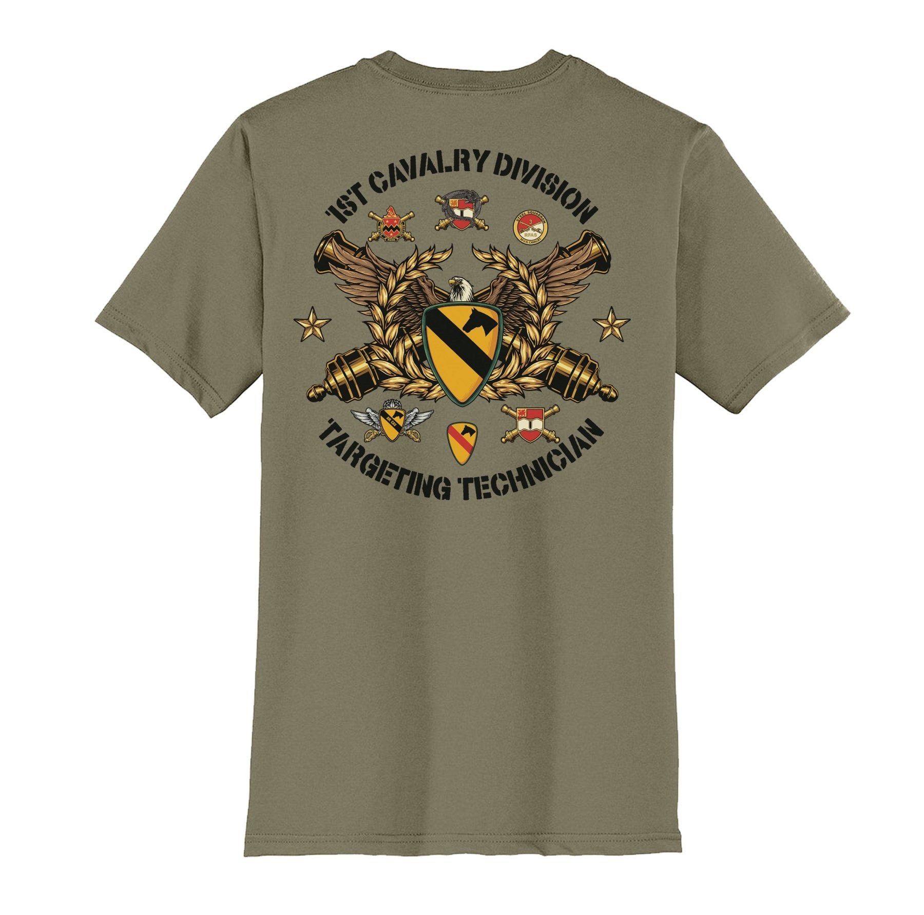 1st Cav Targeting Technician Tee - Small - Private Shirt