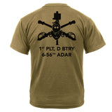 1st PLT D BTRY Reapers Tees - Small - Private Shirt