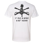 1st PLT D BTRY Reapers Tees - Small - Private Shirt