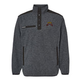 1st Batt Ranger Tab Scroll Embroidered Melange Fleece Pullover