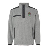 1st Batt Ranger Tab Scroll DUI Embroidered Melange Fleece Pullover