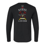 2 - 395th Steel "Vigilans Et Celer" Long Sleeve PT T-Shirt - Small - Private Long Sleeve Shirt