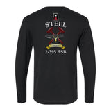 2 - 395th Steel "Vigilans Et Celer" Long Sleeve PT T-Shirt - Small - Private Long Sleeve Shirt