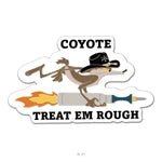 2 - 7 CAV Coyote Company Sticker - 4" - Private Sticker