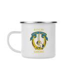 2 - 7 Cav Ghost Camp Enamel Mugs - 11oz Camp Mug - Private Mug