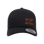2-70 B Cav Tank Guidon Leather Patch Retro Trucker Hat - OSFA - Private Private Headwear
