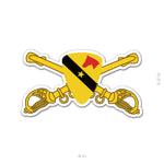 2 - 8 CAV - 1st BDE Sticker - 4" - Private Sticker