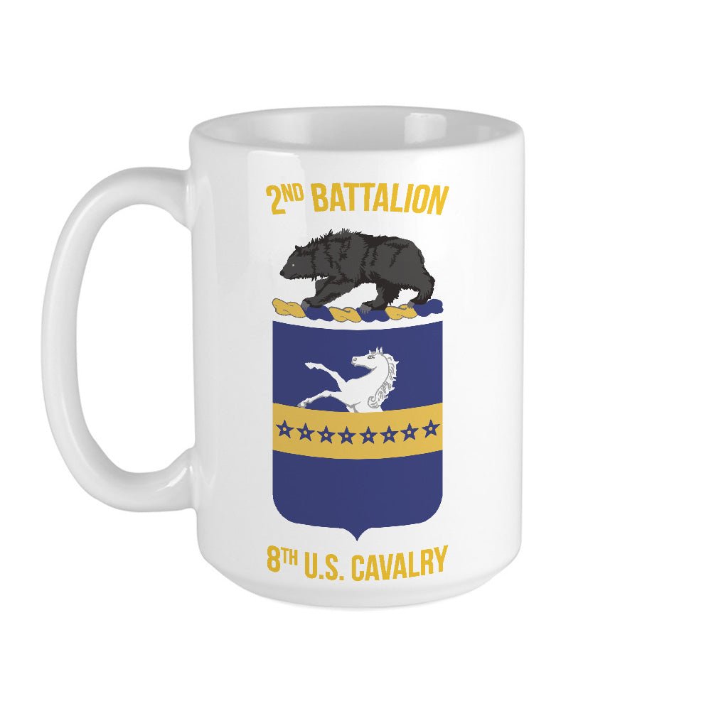 2 - 8 Cav Bear Insignia Mug - Private Mug