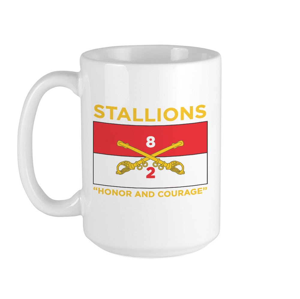 2 - 8 Cav Guidon Mug - Private Mug