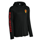 2-82FA PT Steel Dragons Performance Hooded Long Sleeve - Small - Private Long Sleeve Shirt
