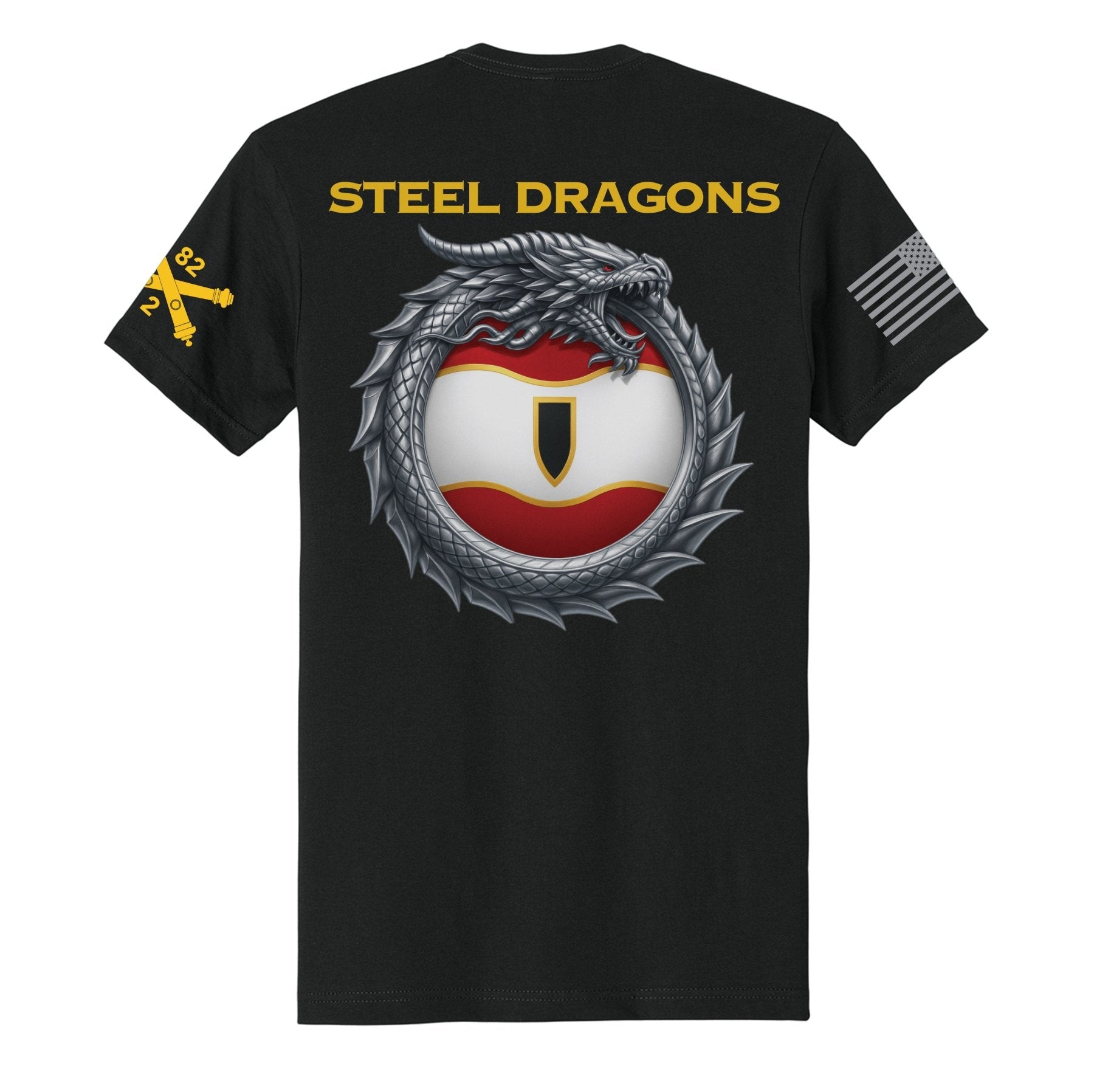 2-82FA PT Steel Dragons Tee - Small - Private Shirt