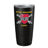 2 - 82FA Steel Dragons UV Tumbler - 20oz - Private Tumbler