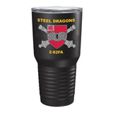 2 - 82FA Steel Dragons UV Tumbler - 30oz - Private Tumbler