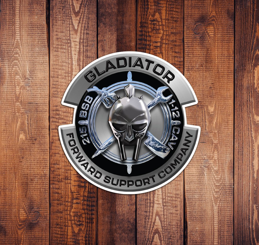 215 BSB Gladiators Sticker - 4" - Private Sticker