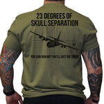 23 Degrees of Skull Separation - Small - Shirt