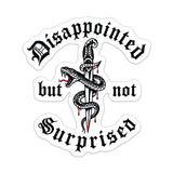 Disappointed Snake Sticker