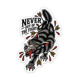 Never Out Of Fight Sticker