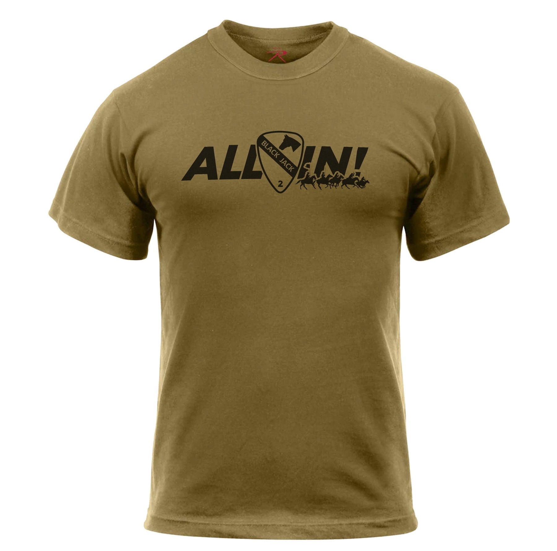 2ABCT All In Coyote Tee - Small - Private Shirt