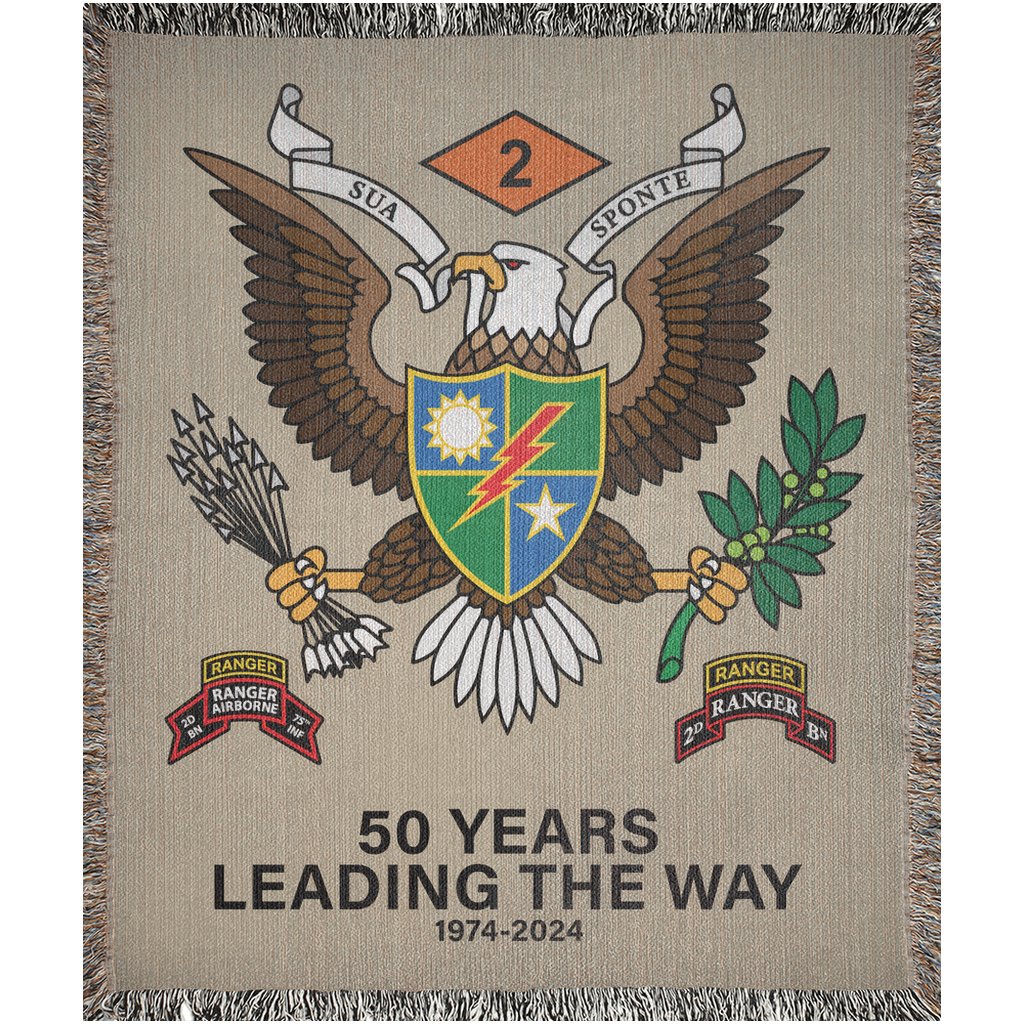 2D Batt Anniversary Woven Blanket - 50x60 inch - No Discount