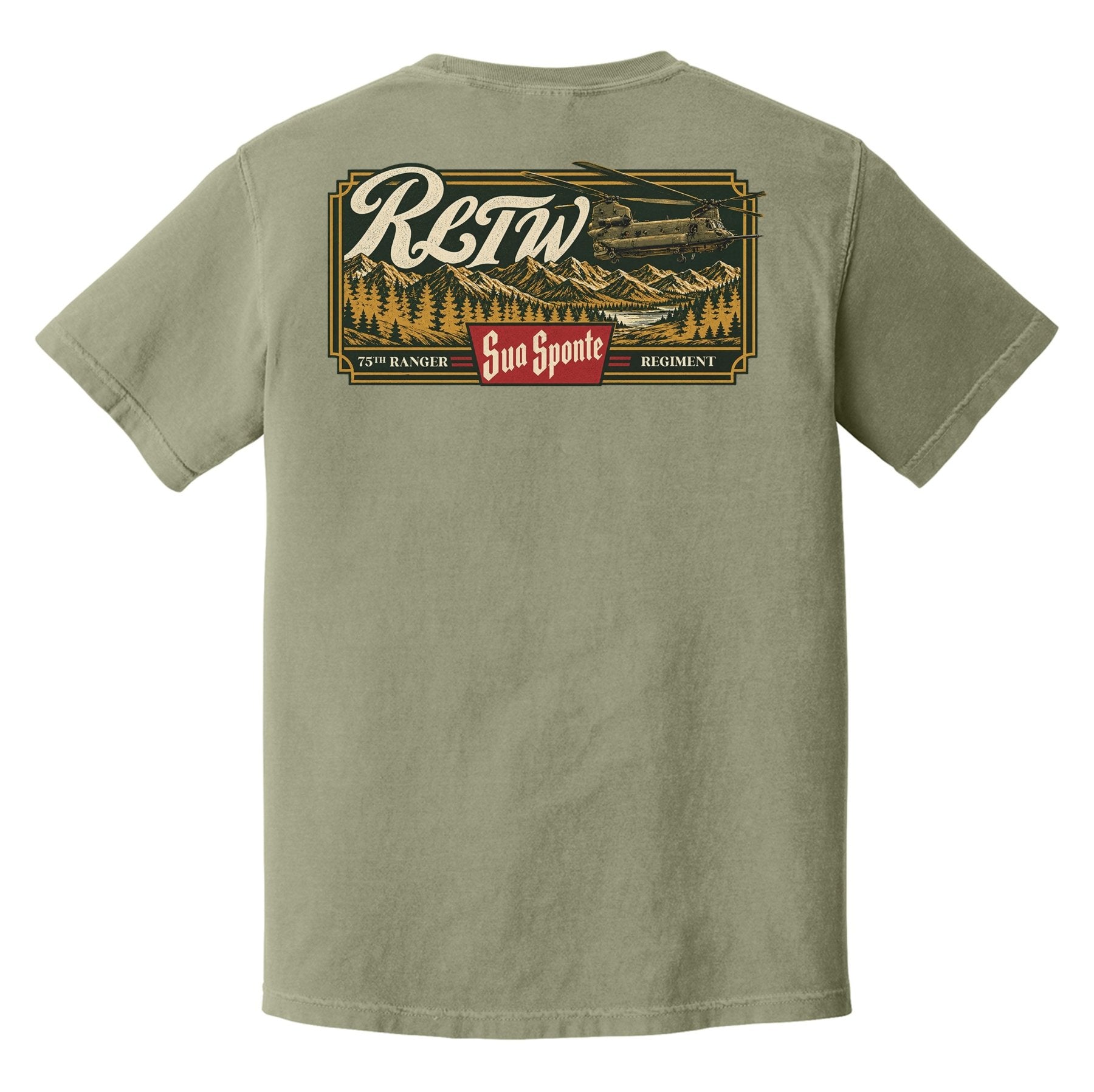 2D Batt Wilderness Heavyweight Tee - Small - Shirt