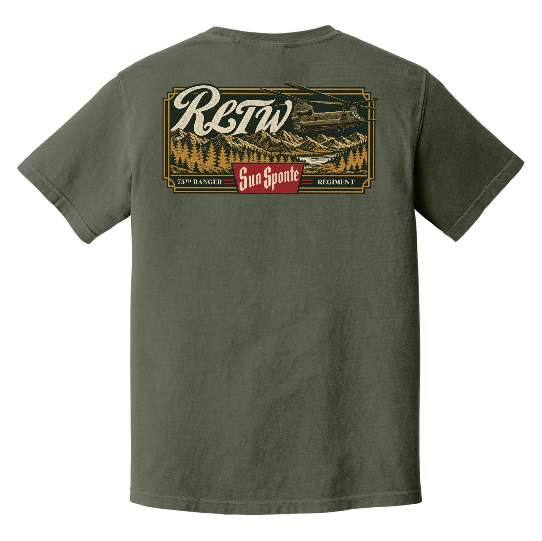 2D Batt Wilderness Heavyweight Tee - Small - Shirt