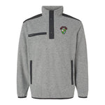 2nd Batt Ranger Scroll DUI Embroidered Melange Fleece Pullover - Small - Fleece