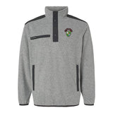 2nd Batt Ranger Scroll DUI Embroidered Melange Fleece Pullover - Small - Fleece