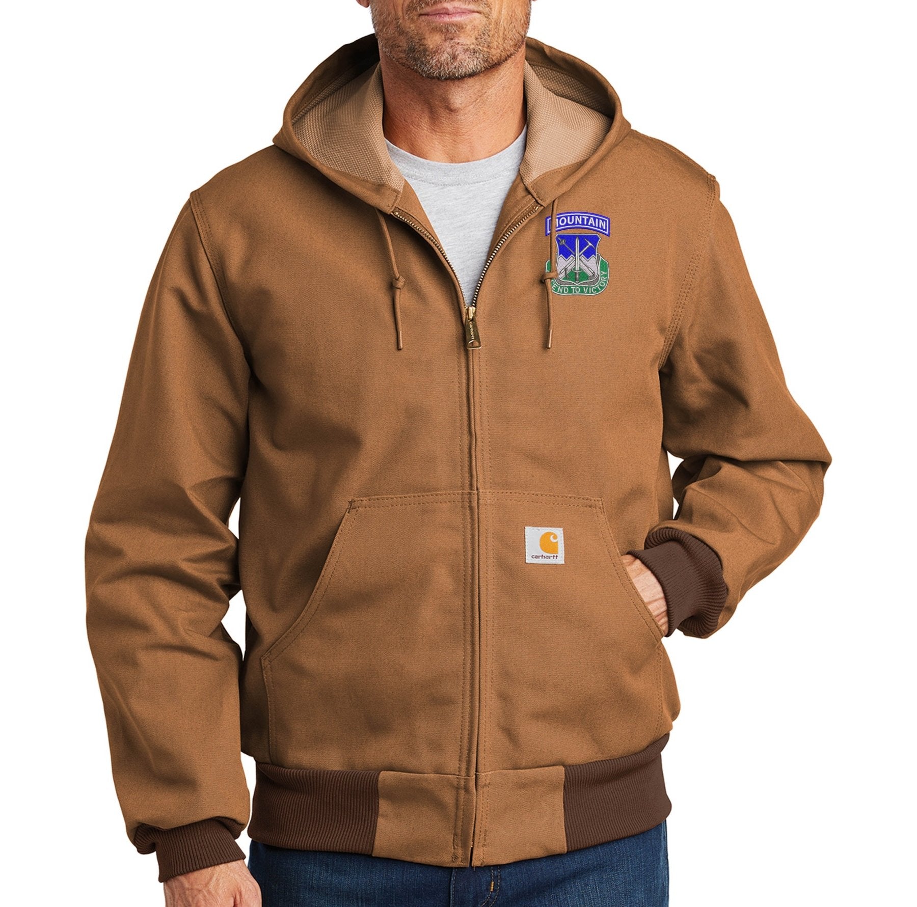 3 - 172nd INF RGT - Carhartt ® Thermal - Lined Duck Active Jac - Small - No Discount