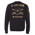 3 - 409TH BSB Mustangs Sweatshirt - Small - Private Sweatshirt