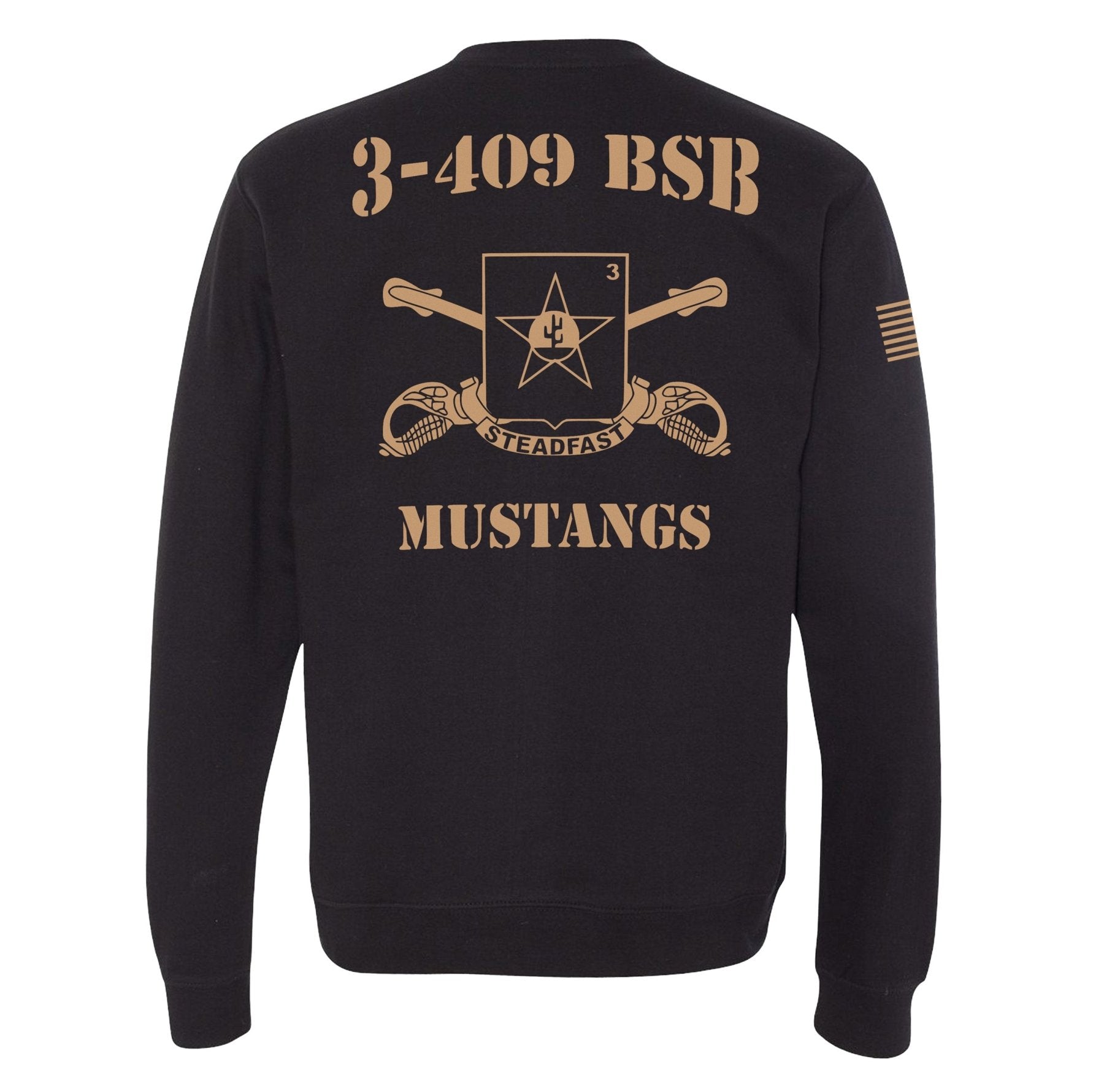 3 - 409TH BSB Mustangs Sweatshirt - Small - Private Sweatshirt