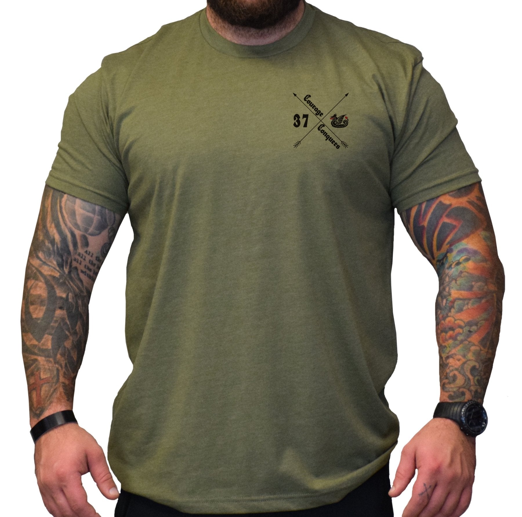 37th Armor Cross - Small - T-Shirt