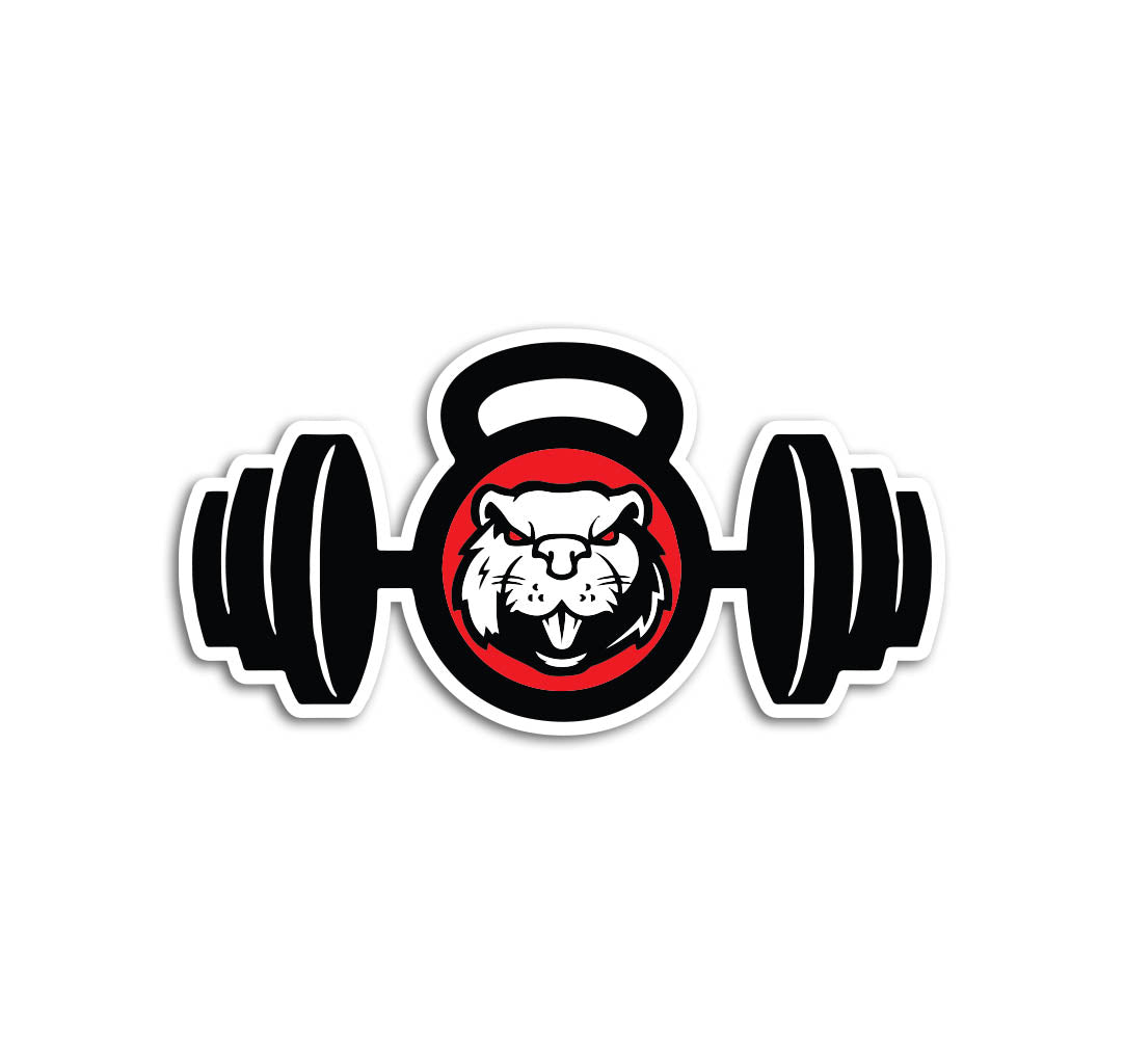 3BEB Beaver Barbell - Kettlebell Sticker - Private Sticker