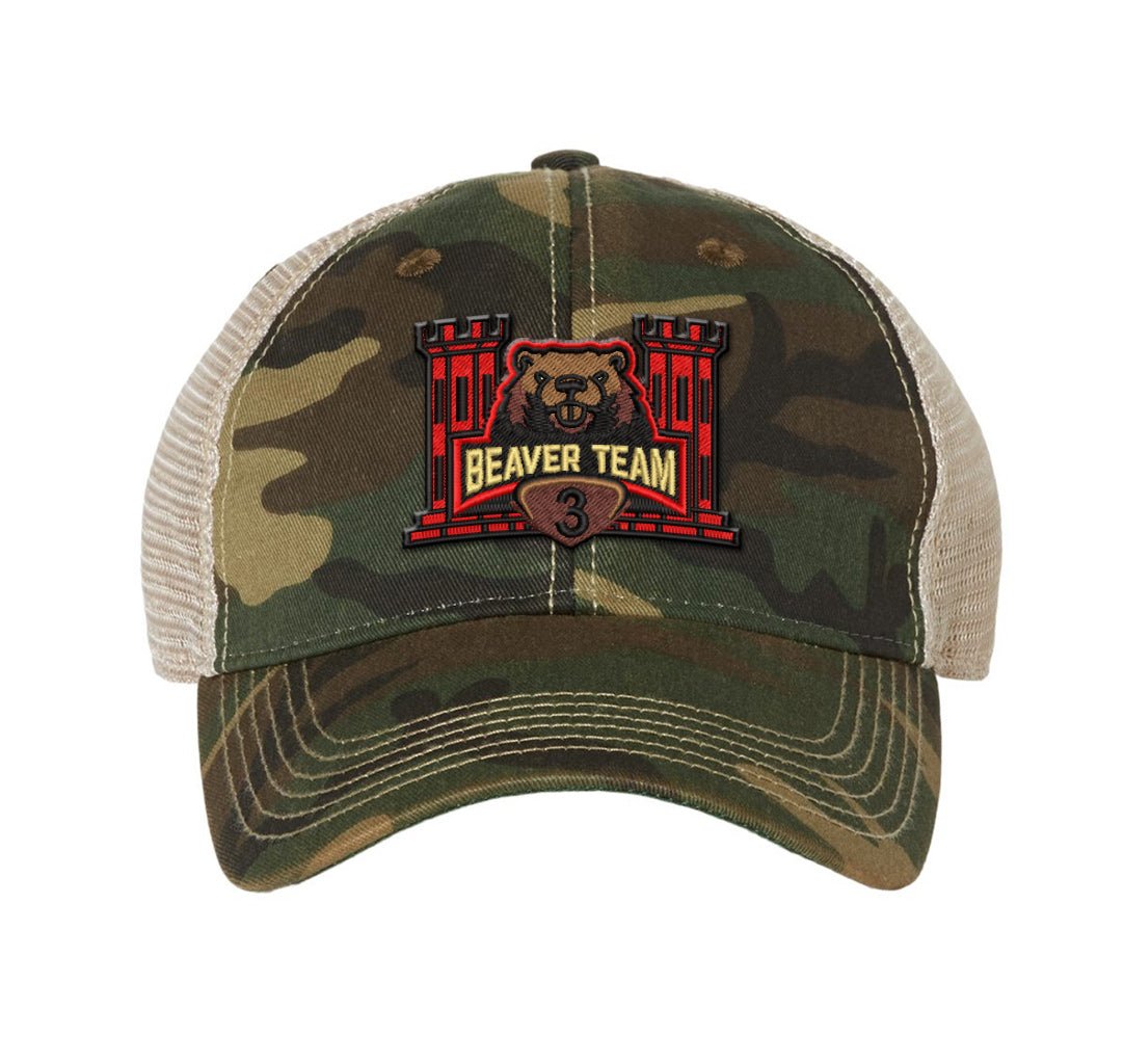 3BEB Beaver Team Legacy Dad Cap - OSFA - Private Headwear