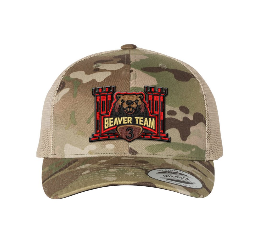 3BEB Beaver Team SnapBack - OSFA - Private Headwear