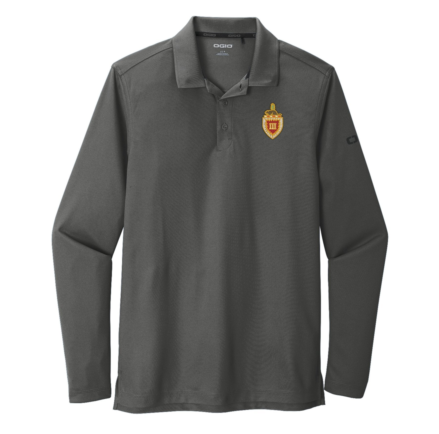 3BEB BN Logo Long Sleeve Polo - Small - Private Polo