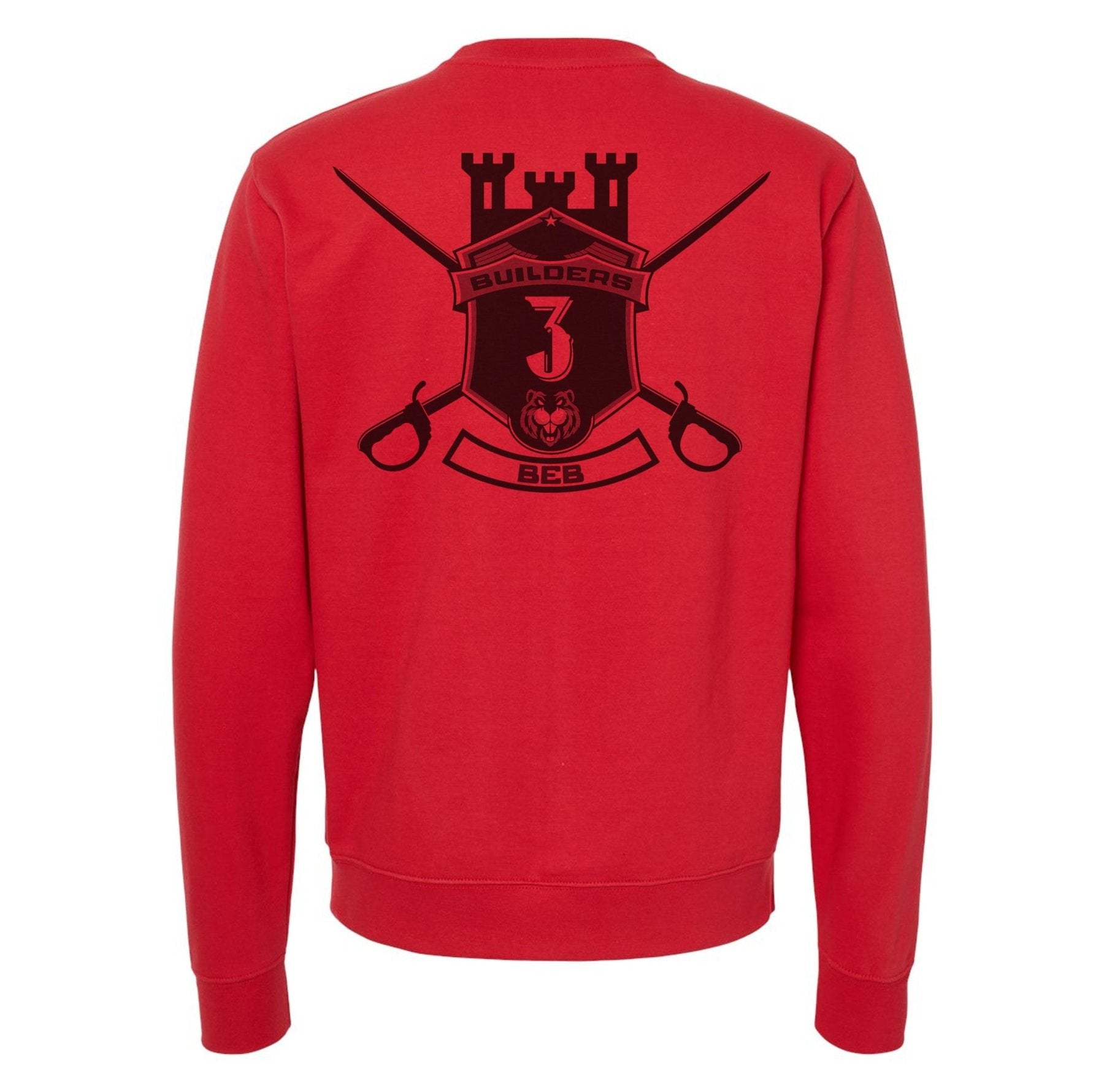 3BEB Cross Sabers Crew Neck Sweatshirt - Small - Private Sweatshirt