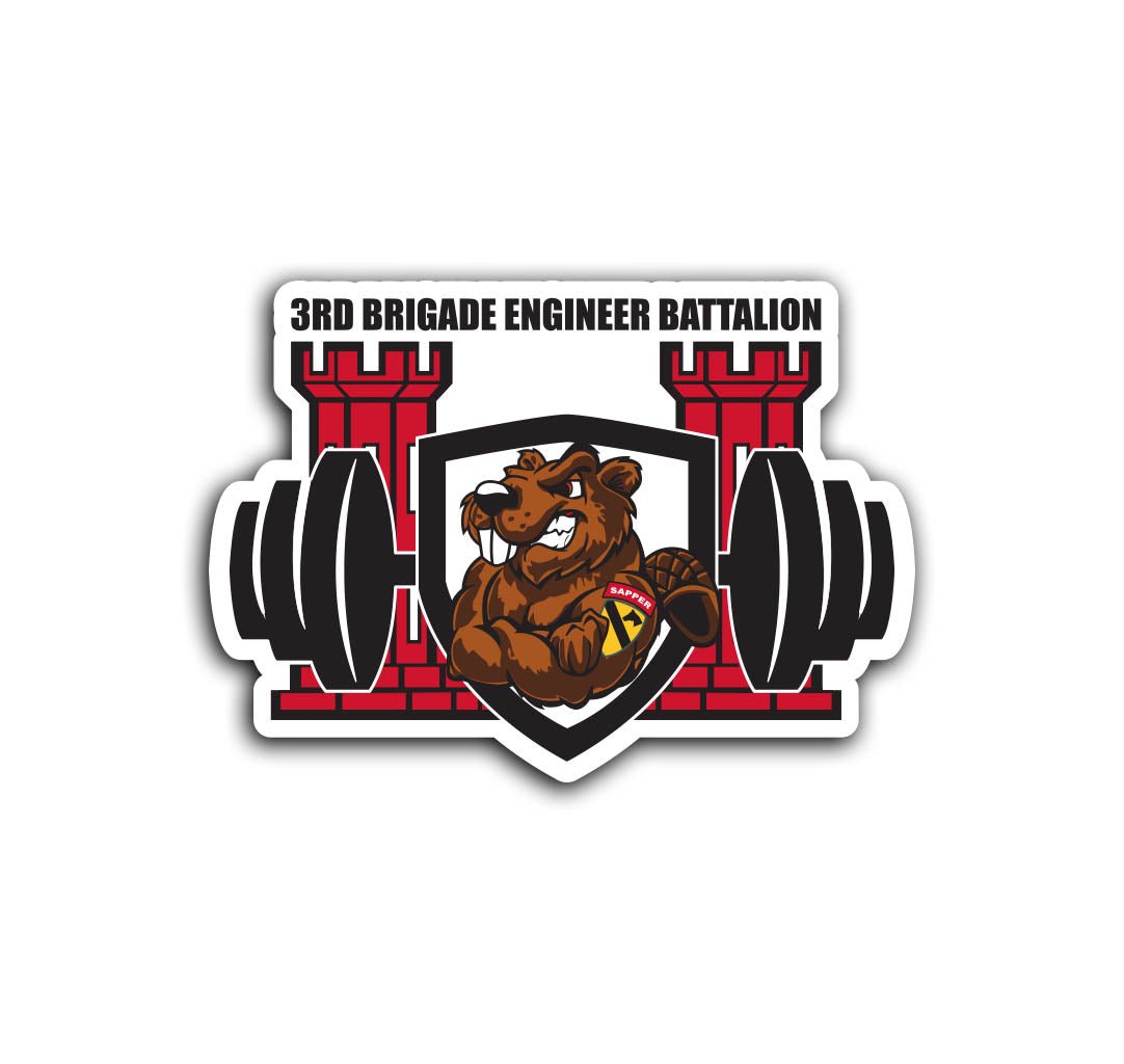 3BEB Jacked Weights Beaver Sticker - Private Sticker