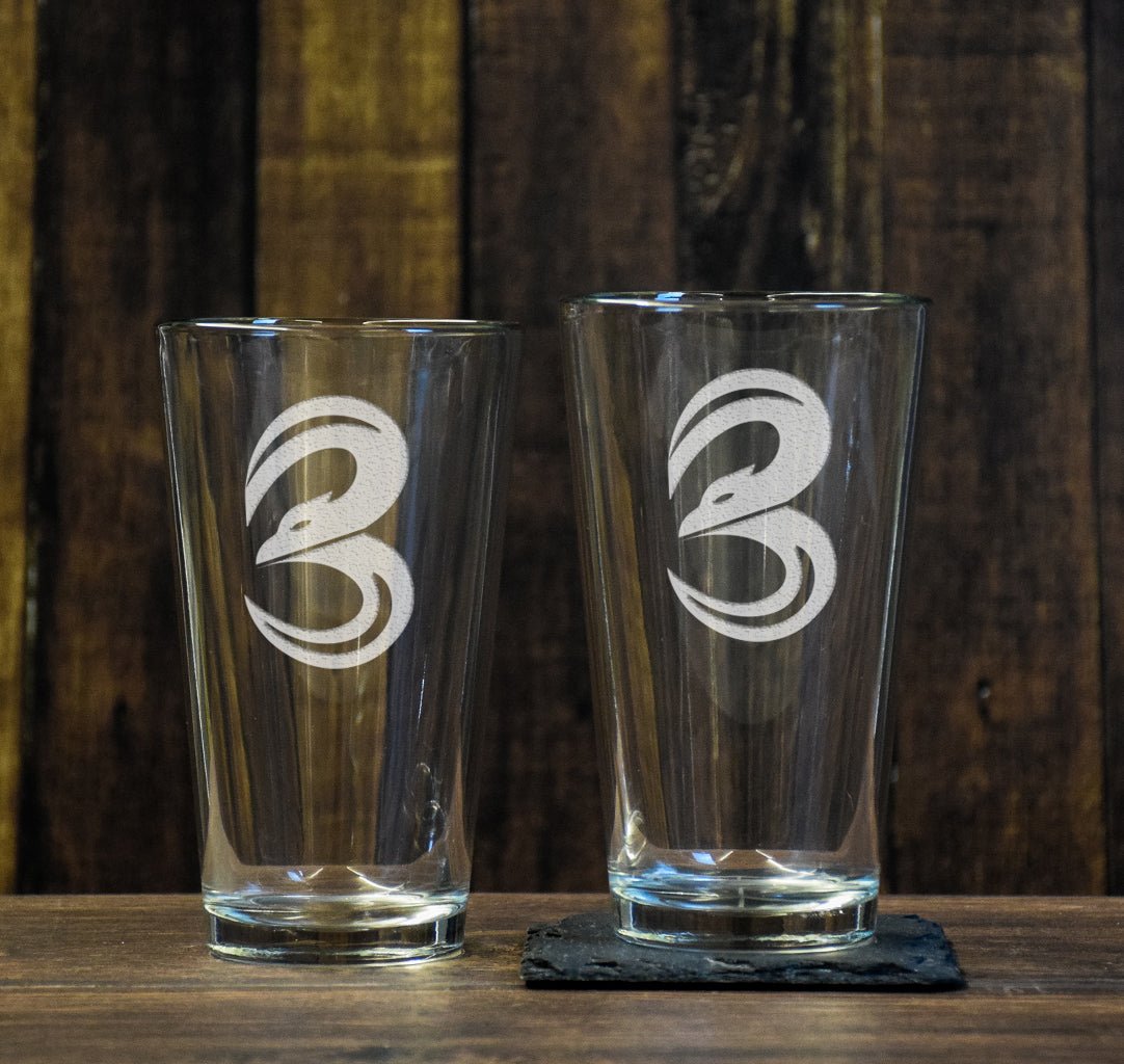 3CR Eagle Icon Pint Glass Set - 2 - Pack - Private Pint Glass