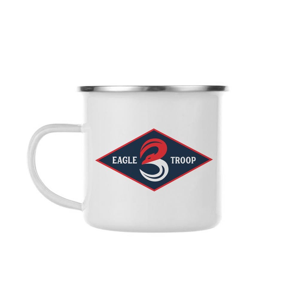 3CR Eagle Troop Diamond Mugs - 11oz Camp Mug - Private Mug