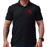 3D Batt Star Sun Bolt Polo - Small - Polo