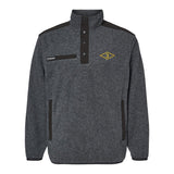 3rd Batt Ranger Diamond Embroidered Melange Fleece Pullover
