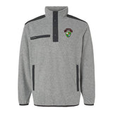 3rd Batt Ranger Scroll DUI Embroidered Melange Fleece Pullover - Small - Fleece