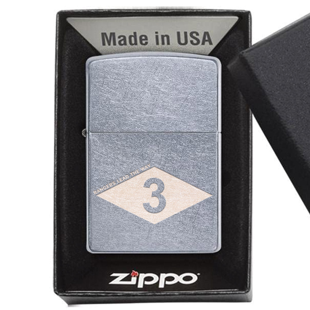 3rd Batt RGR Diamond Lighter - Chrome - Lighter