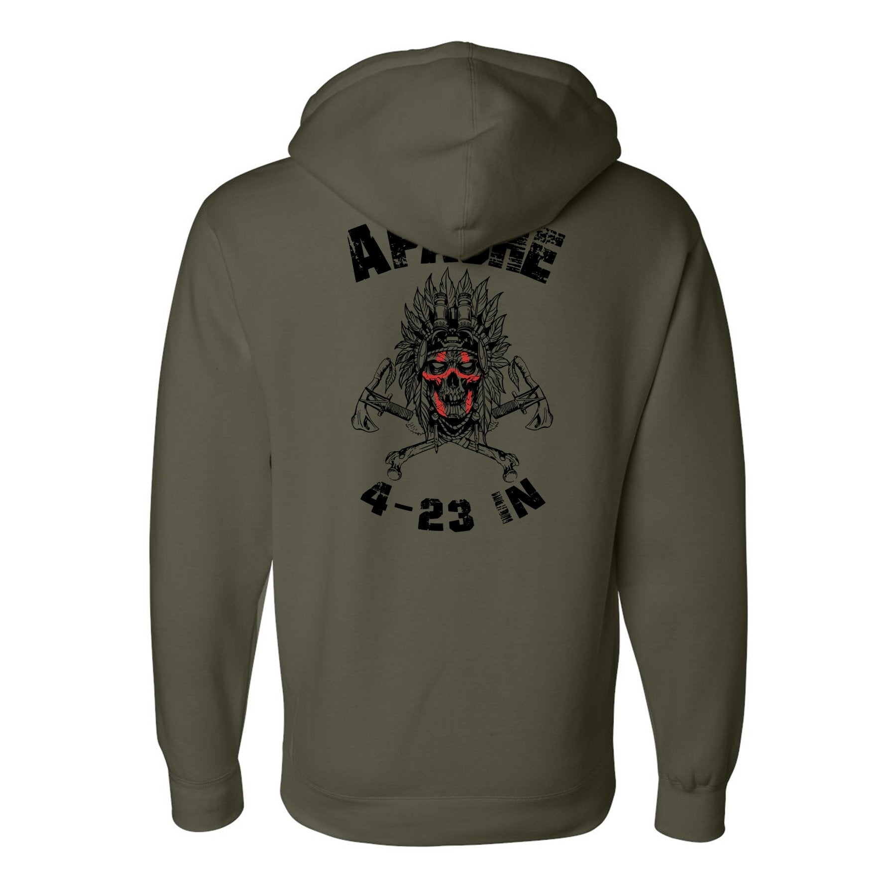 4 - 23 IN Apache Hoodie - Small - Private Long Sleeve Shirt