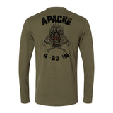 4 - 23 IN Apache Long Sleeve Tee - Small - Private Long Sleeve Shirt